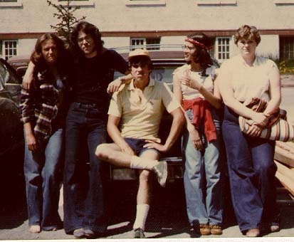 The Old gang - Gloria, Chris, Kirk, Les and Liz