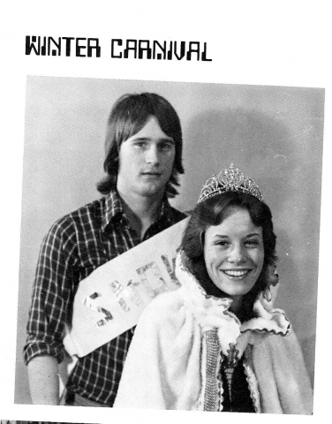 Winter Carnival King & Queen 1977